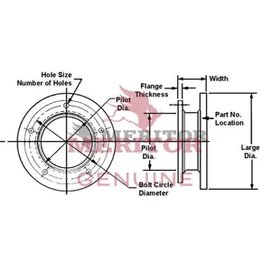 Meritor ROTOR 738606 
