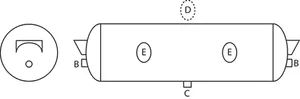 Tectran AIR TANK 896424 