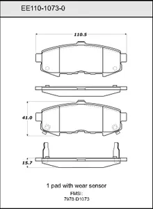 Bendix DISC PAD 453770 