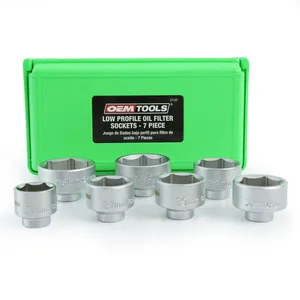 Great Neck Saw 7 Piece Oil Filter Removal Socket Set 1984001 