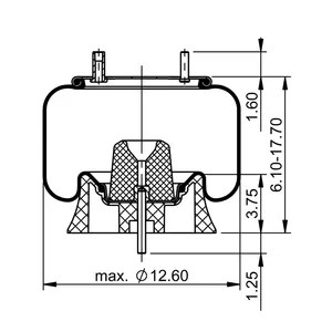 ContiTech Air Spring / 1R12-648 / 9336 6854886 