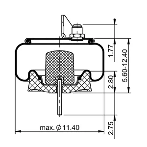 ContiTech Air Spring / 1R11-222 / 9625 6856638 