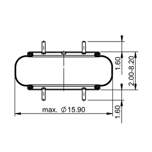 ContiTech Air Spring / 1B14-358 / 7112 6856848 