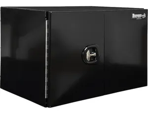 Buyers Products TOOLBOX BLK SMTH ALUM 18x18x36 DBL BARN 1573888 