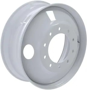 Accuride ESW 24.5x8.25 2HH Powder Grey Stteml Wheel Wheel 6183194 