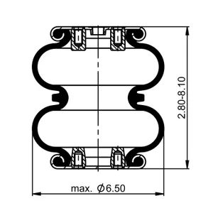 ContiTech Air Spring / FD 70-13 1016 CT 6855536 