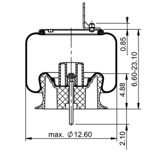 ContiTech Air Spring / 9647 6857014 