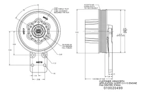 Kit Masters FAN HUB ASSY 2993089 