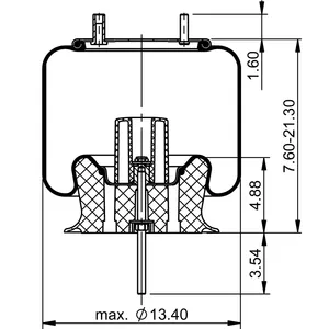 ContiTech Air Spring / 9 10B-17.5 P 887 6855844 