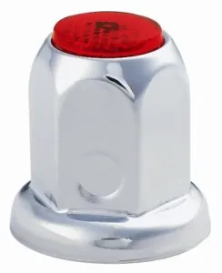 Roadmaster 33MM CHROME NUT CVR, RED 10 1505012 