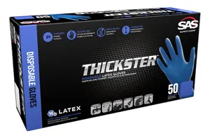 SAS Safety Corp THICKSTER LIGHTLY POWDERED EXAM GRADE LATEX... 1516520 