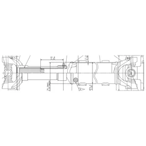 Spicer Driveshaft (1 Flange) 1546946 