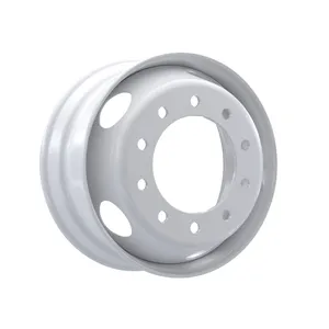 Accuride ESW 19.5x7.50RW 5HH Powder Silver Steel Wheel 6183284 
