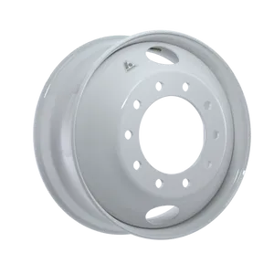 Accuride ESW 22.5x8.25 2HH Grey Steel Wheel 6182546 