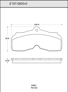 Bendix DISC PAD 446342 
