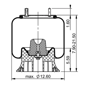 ContiTech Air Spring / 1R12-092 / 9082 6853548 