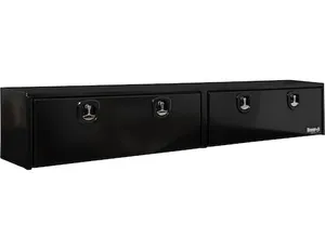 Buyers Products TOOLBOX BLK SMTH ALUM TOPSIDER 18X16X72 461508 