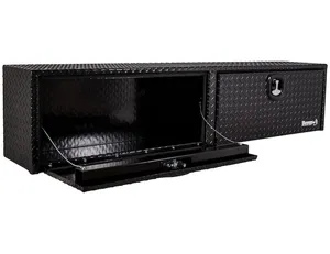 Buyers Products TOOLBOX ALUMINUM TOPSIDER 18X16X72 BLK 1574556 