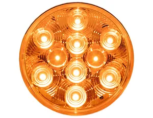 Buyers Products LIGHT,4in ROUND,TURN&PARK,10 LED,AMBER 1575180 