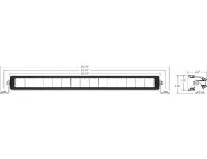 Buyers Products LIGHT, 20in SPOT/FLOOD COMBO 6,300 LUM 1574082 