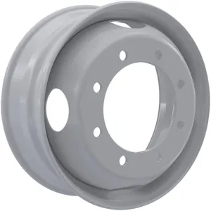 Accuride LTK 19.5x6.75RW 4HH Powder White Steel Wheel 6183281 