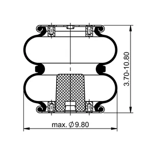 ContiTech Air Spring / 2B9-239 / 6902 6853572 