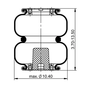 ContiTech Air Spring / 2B9-255 / 6947 6854714 