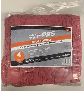 Wipeco #2 Red Shop Towels, 4lbs 3672508 