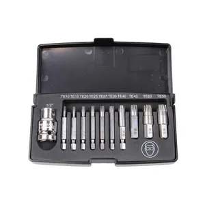 K-Tool International DAMAGED TORX SCREW EXTRACTOR SET 11PC 1268532 