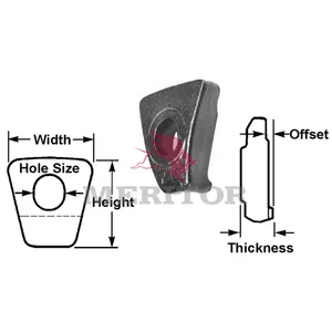 Meritor Clamp-Rim 2712186 