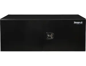 Buyers Products TOOLBOX BLK SMTH ALUM 24x24x72 DBL BARN 1573810 