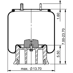 ContiTech Air Spring / 1R14-137 / 9134 6856232 