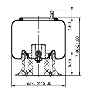 ContiTech Air Spring / 1R12-366 / 9299 6856296 