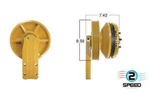 Kit Masters Reman Fan Clutch 3022499 