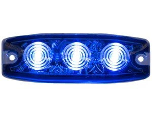 Buyers Products LIGHT STROBE 3 1 2in 3 LED BLUE 12 24 1575752 
