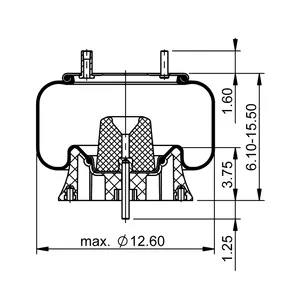 ContiTech Air Spring / 1R12-1094 / 8203 6854754 