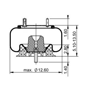 ContiTech Air Spring / 9 10-10.5 P 1017 6855858 