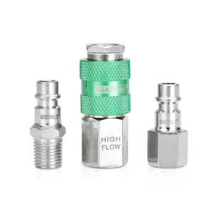 Great Neck Saw 3Pc Hi Flow coupler and plug kit - 1/4 1982852 