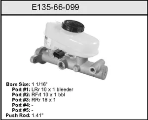 Bendix MASTER CYLINDER 460214 