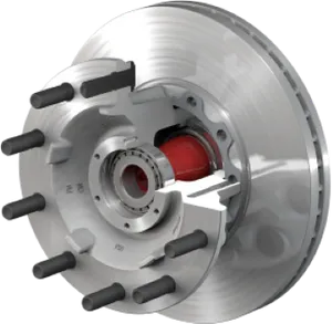 Conmet Aluminum PreSet Hub/Rotor FF Front Hub 1994028 