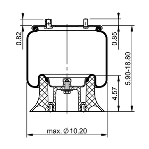 ContiTech Air Spring / 9652 6855904 