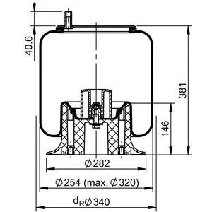 ContiTech Air Spring / 1R12-375 / 9265 6853538 