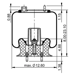 ContiTech Air Spring / 9 10-18.5 P 1307 6854554 