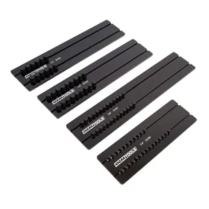 Great Neck Saw 4 Piece Black Aluminum Socket Tray Set 1983066 
