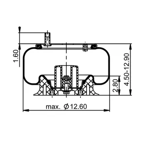 ContiTech Air Spring / 1R12-555 / 8961 6854838 