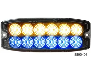 Buyers Products LIGHT, STROBE, 5.14in, 12-LED, AMBER- 1575394 
