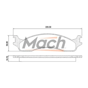 Mach Disc Pad Set 773782 