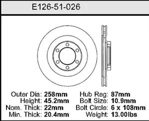 Bendix ROTOR 441032 