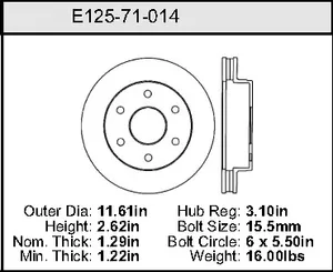 Bendix ROTOR 455614 