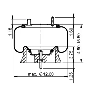 ContiTech Air Spring / 9 10-12 P 967 CT 6854612 